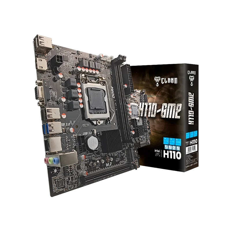 Placa Mãe Clanm H110-gm2 Intel LGA 1151 Ddr4 M.2 Nvme 6ª A 9ª Placa Mãe Clanm H110-gm2 Intel LGA 1151 Ddr4 M.2 Nvme 6ª A 9ª