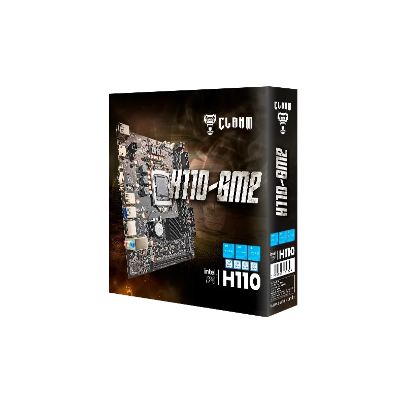 Placa Mãe Clanm H110-gm2 Intel LGA 1151 Ddr4 M.2 Nvme 6ª A 9ª Placa Mãe Clanm H110-gm2 Intel LGA 1151 Ddr4 M.2 Nvme 6ª A 9ª