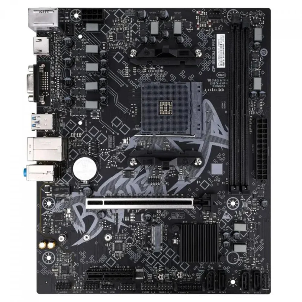 Imagem 2 de 5 do produto Placa Mãe Colorful Battle-ax B550m-d Pro V14, Chipset B550, Amd Am4, Matx, Ddr4