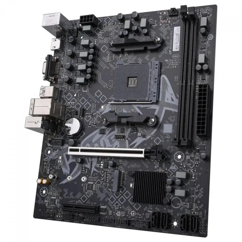 Imagem 3 de 5 do produto Placa Mãe Colorful Battle-ax B550m-d Pro V14, Chipset B550, Amd Am4, Matx, Ddr4