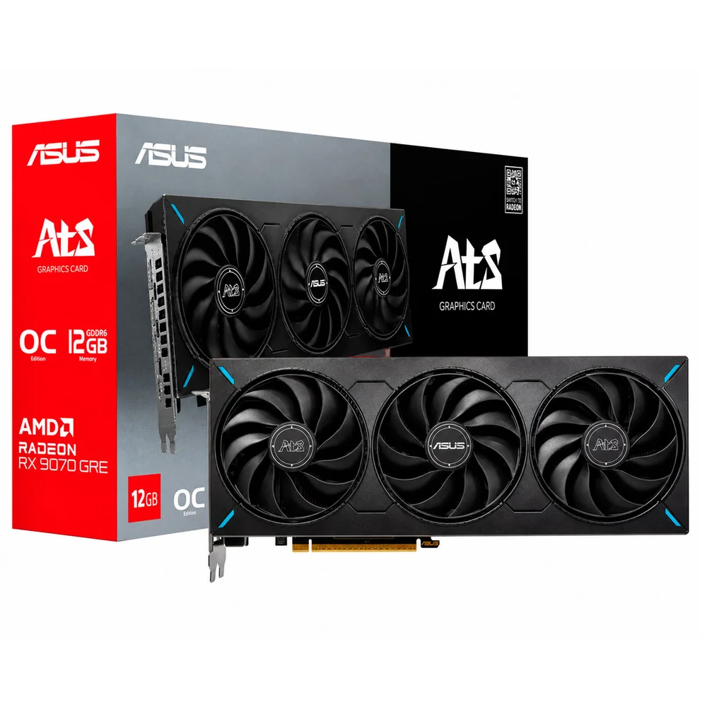 Placa De Vídeo Asus Radeon Rx 9070 Gre, 12gb Gddr6