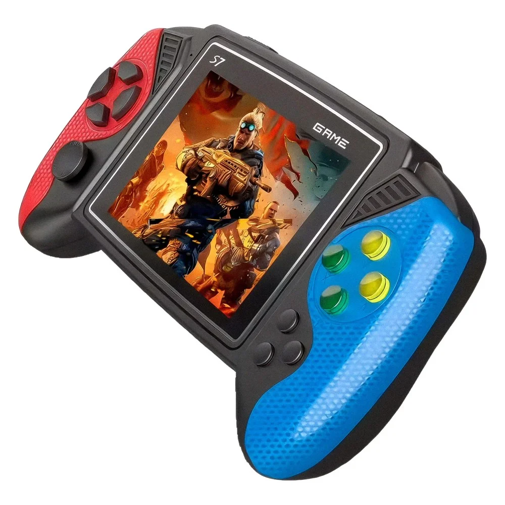 Imagem 3 de 3 do produto Console Portátil Game Box S7 620 Jogos + Controle Vermelho E Azul Retrô 8 Bits Tv Av