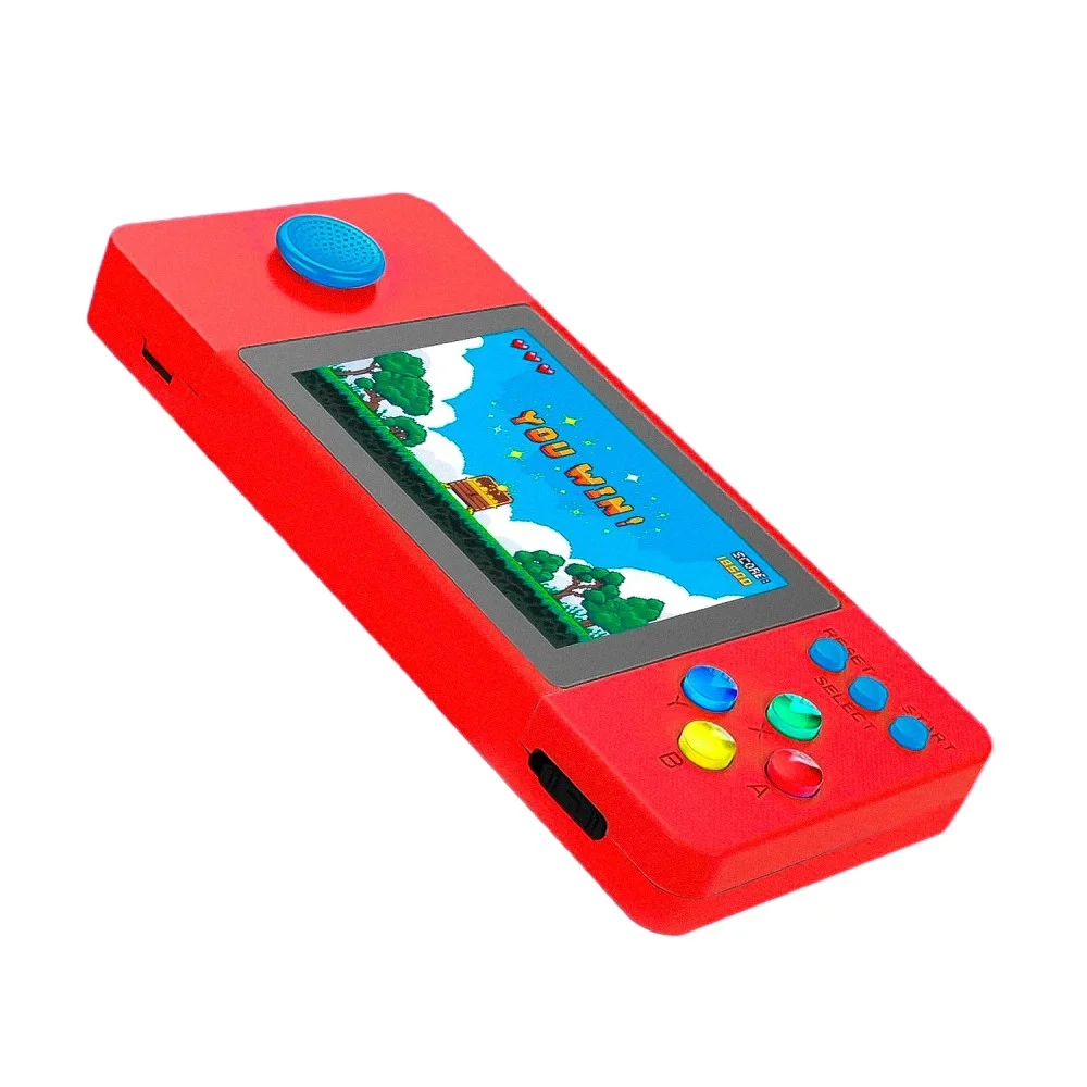 Console Portátil Game K9 500 Jogos Vermelho Retro Tela Lcd 3.0 " Bateria Recarregável Classic Video Game Portátil
