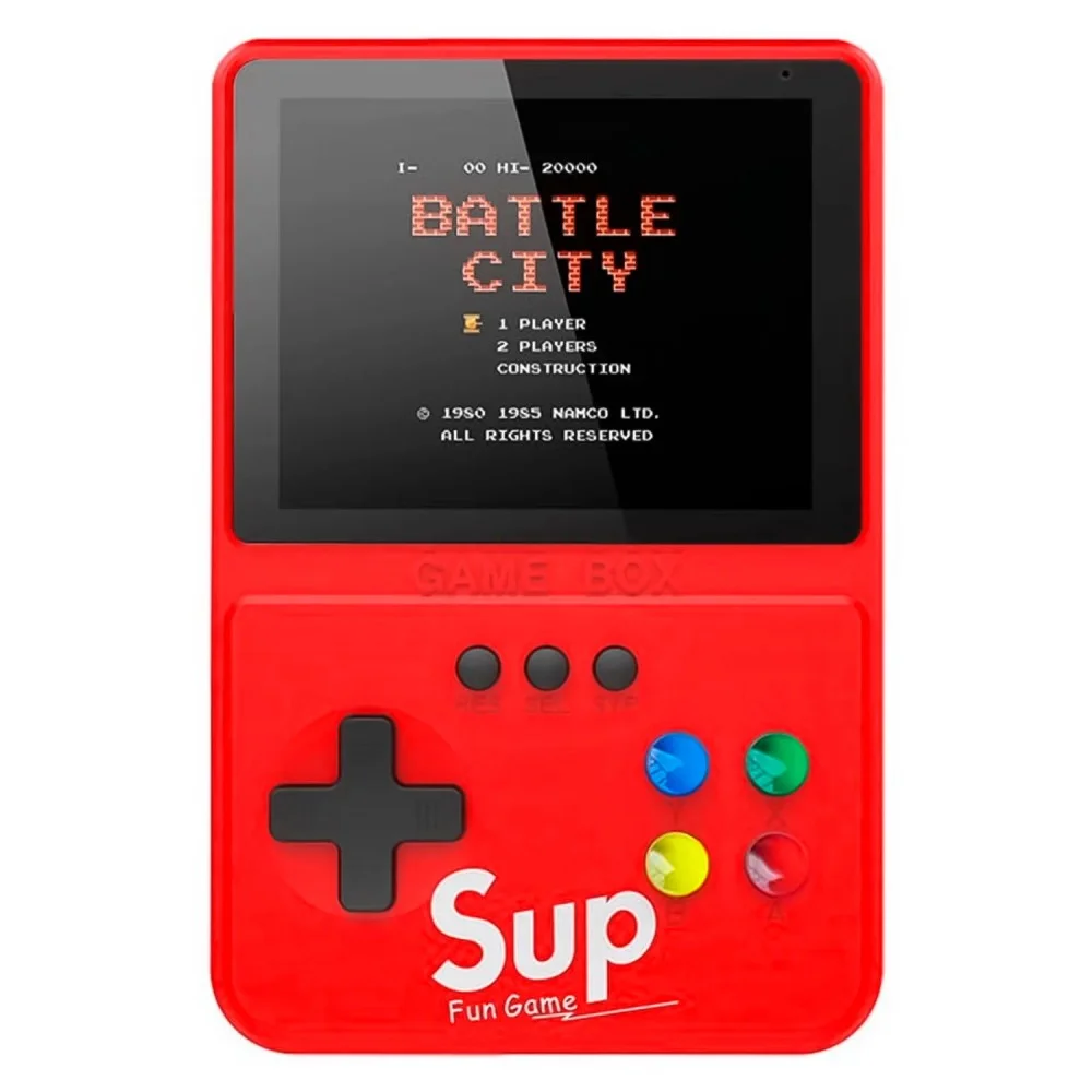 Console Portátil Game Boy Game Box Plus K31 500 Jogos Retrô Vermelho Tela Lcd Bateria Recarregável Classic Video Game
