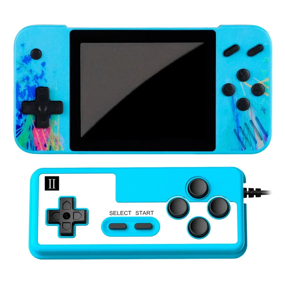Console Portátil Game Box Power G3 800 Jogos + Controle Azul Retro Portátil Tela Lcd Bateria Recarregável Console Portátil Game Box Power G3 800 Jogos + Controle Azul Retro Portátil Tela Lcd Bateria Recarregável