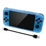 Console Portátil Anbernic Rg50xx 64gb Tela 5.0 " 15000 Jogos Retrô Azul Transparente Wi-fi HDMI