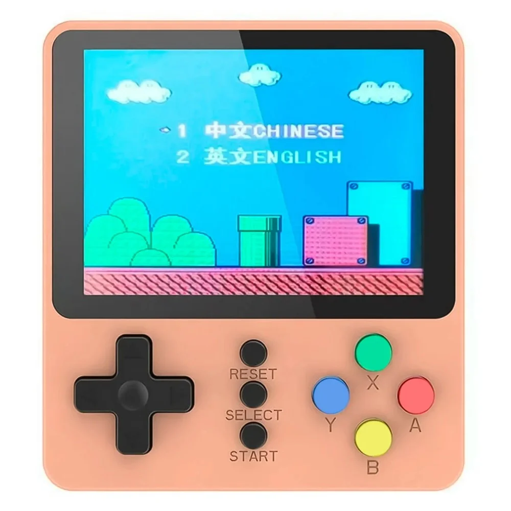Imagem 1 de 1 do produto Console Portátil Game Box K5 500 Jogos Portátil Tela Colorida 3.0 " Bateria Recarregável Rosa Retro