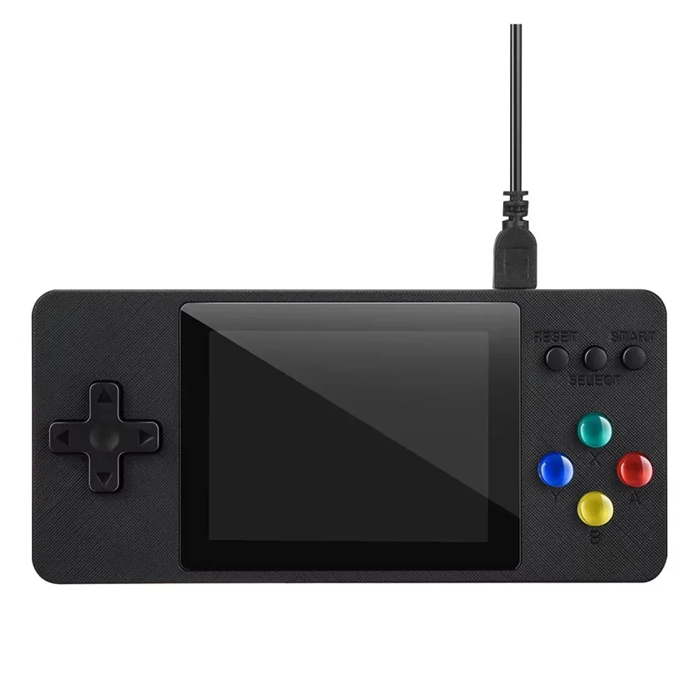 Imagem 2 de 3 do produto Console Portátil Game Box Plus K8 500 Jogos + Controle Preto Portátil Retrô Tela Colorida Tv Av Bateria Recarregável Gamer