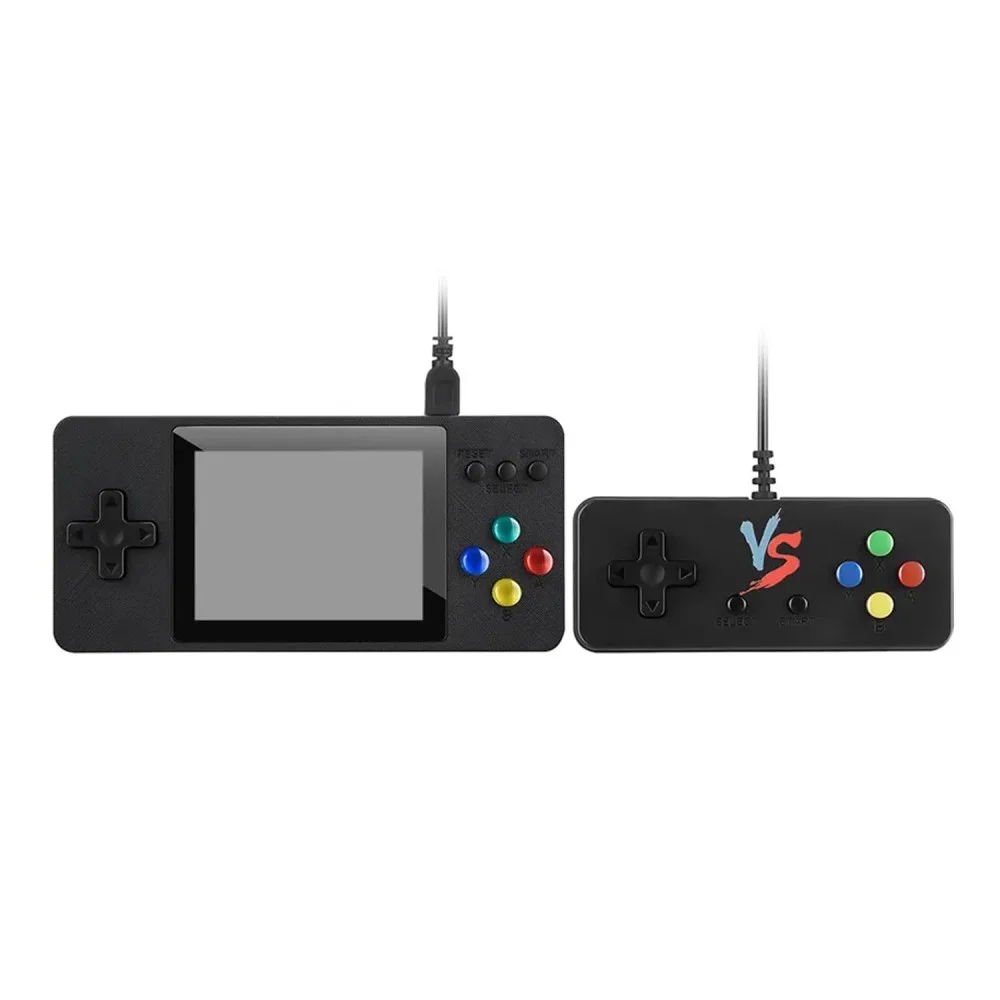 Imagem 3 de 3 do produto Console Portátil Game Box Plus K8 500 Jogos + Controle Preto Portátil Retrô Tela Colorida Tv Av Bateria Recarregável Gamer