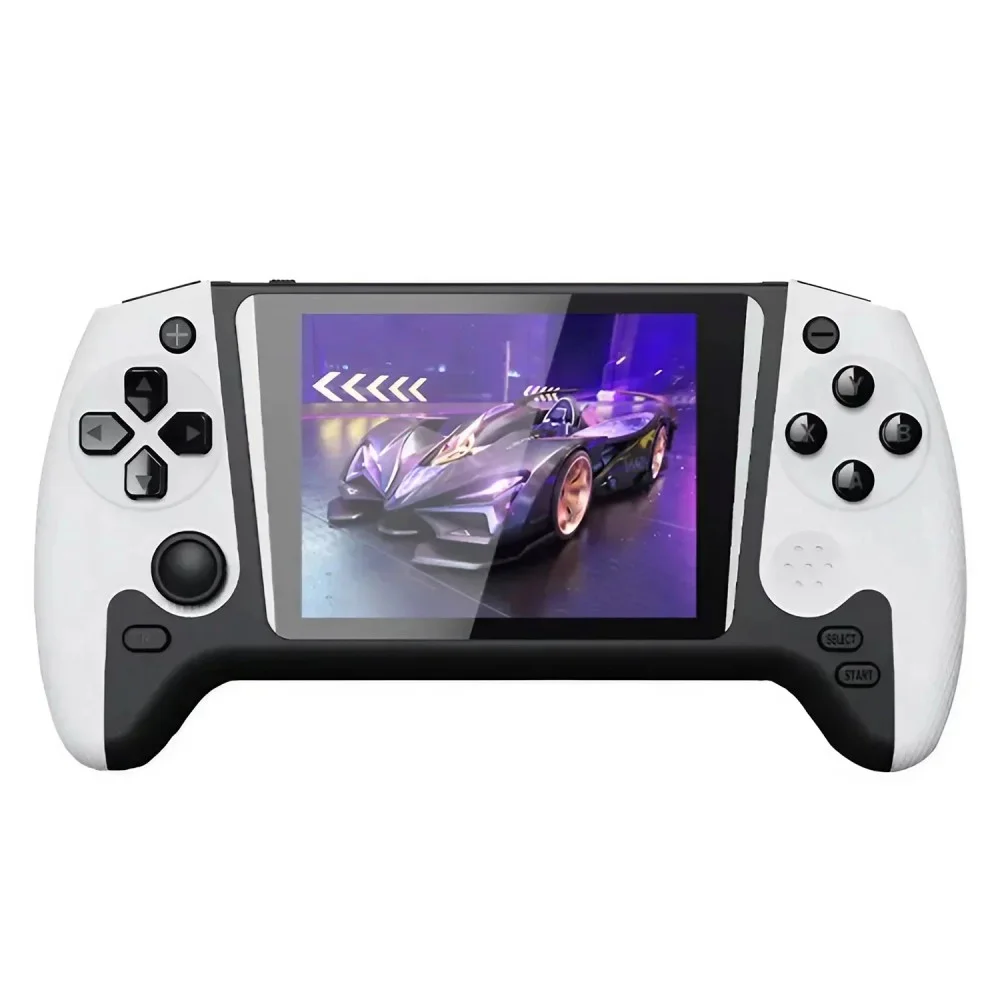 Imagem 1 de 1 do produto Console Portátil Game Box Q21 500 Jogos Branco E Preto Tela Colorida Retro Portátil Vídeo Game Portátil Clássicos Bateria Recarregável