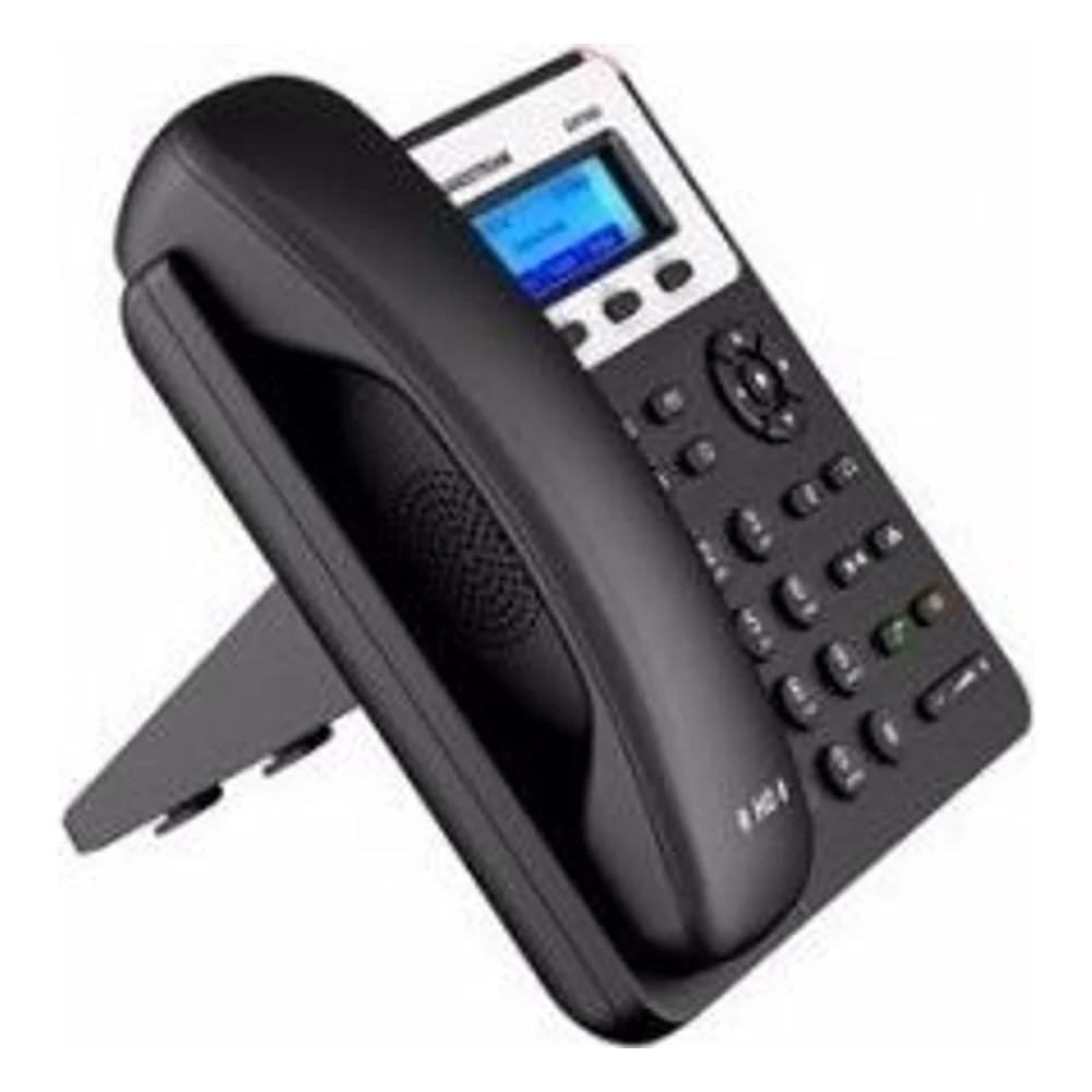 Telefone Ip Grandstream Gxp1620 2 Linhas Sip Áudio Hd Poe Display Lcd Empresarial Preto Anatel
