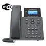 Telefone Ip Grandstream Grp2602w 2 Linhas Wi-fi Conferência 5 Vias Áudio Hd Full Hd Ehs Branco E Preto Corporativo