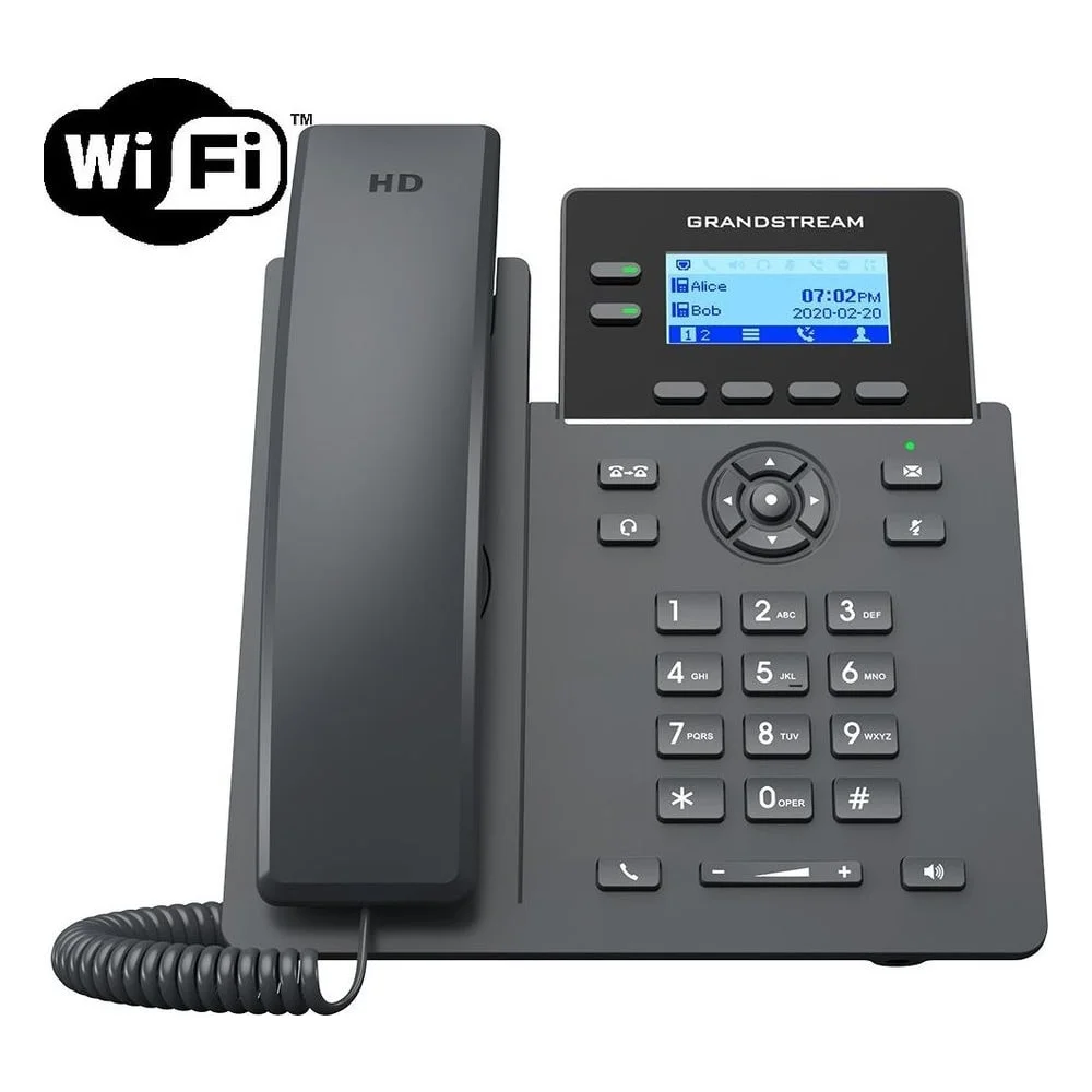 Telefone Ip Grandstream Grp2602w 2 Linhas Wi-fi Conferência 5 Vias Áudio Hd Full Hd Ehs Branco E Preto Corporativo Telefone Ip Grandstream Grp2602w 2 Linhas Wi-fi Conferência 5 Vias Áudio Hd Full Hd Ehs Branco E Preto Corporativo