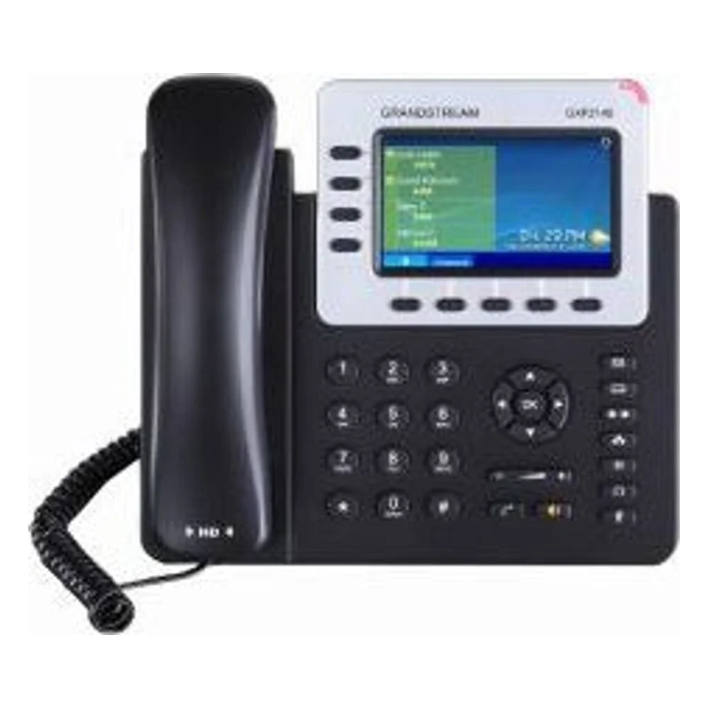 Telefone Ip Grandstream Gxp2140 4 Linhas Tela Lcd 4.3 Cor Bluetooth Poe Gigabit Áudio Hd Empresarial