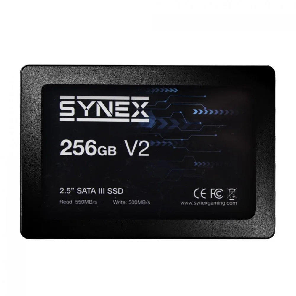 SSD Synex V2, 256gb, Sata Iii, Leitura 550mb/s E Gravação 500mb/s SSD Synex V2, 256gb, Sata Iii, Leitura 550mb/s E Gravação 500mb/s