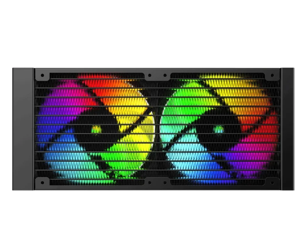 Water Cooler PCyes Duley 240mm Black Vulcan ARGB 240mm Com Display - Tdp 285w - Wcdly240bv