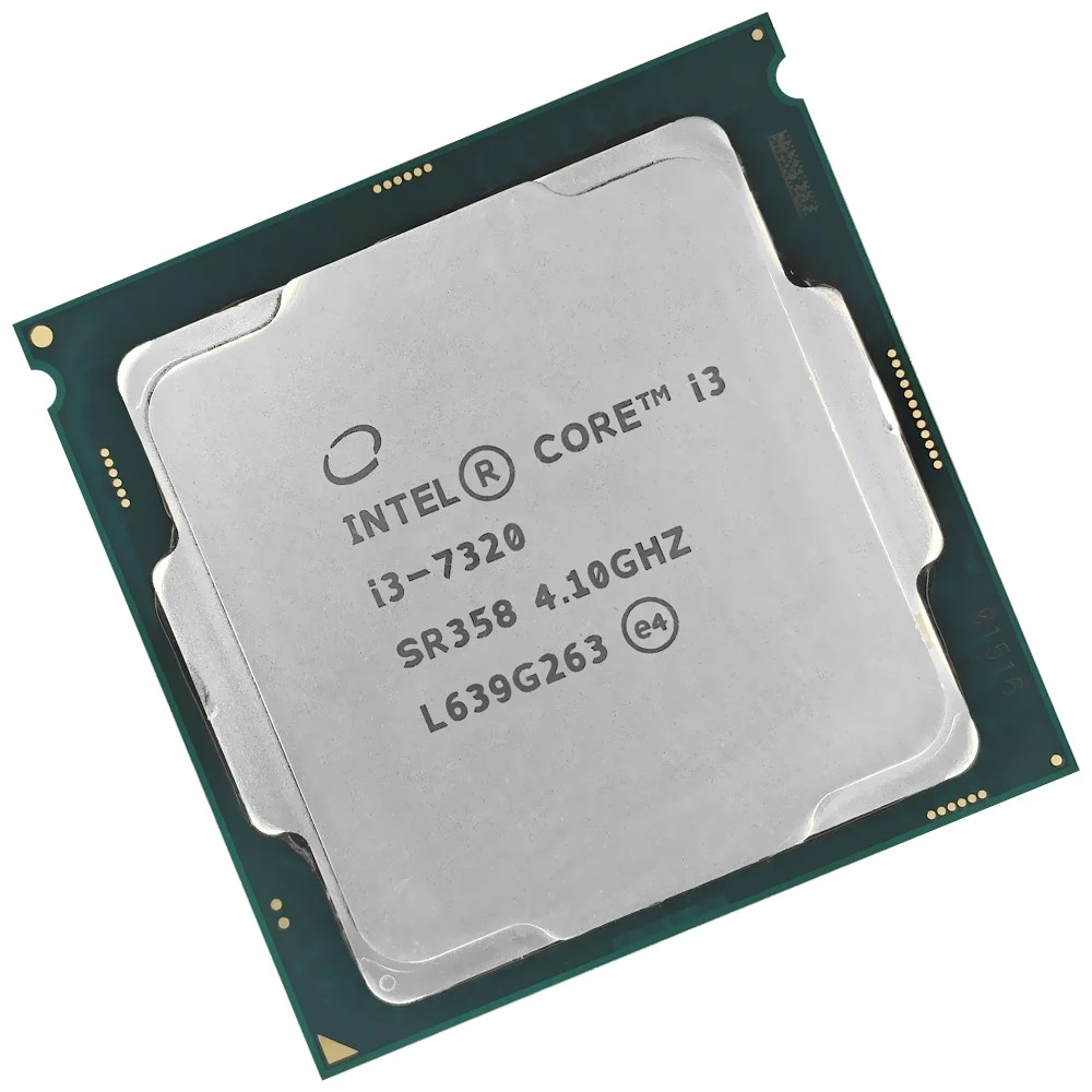 Imagem 2 de 3 do produto Processador Intel Core i3 7320 Socket LGA  1151 4.10ghz 4mb Cache 7ª Geração Desktop Oem Gráficos Hd Intel 630