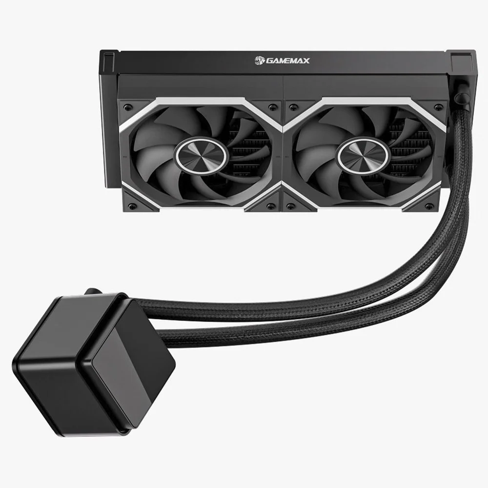 Imagem 3 de 5 do produto Water Cooler Gamemax Iceburg Digital 240dn2, ARGB, 240mm, Intel-amd, Preto, Icb240n2wlsrk6f