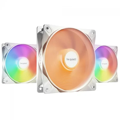 Kit Fan Com 3 Unidades Be Quiet Light Wings Lx, ARGB, 120mm, Pwm, Branco, Bl125