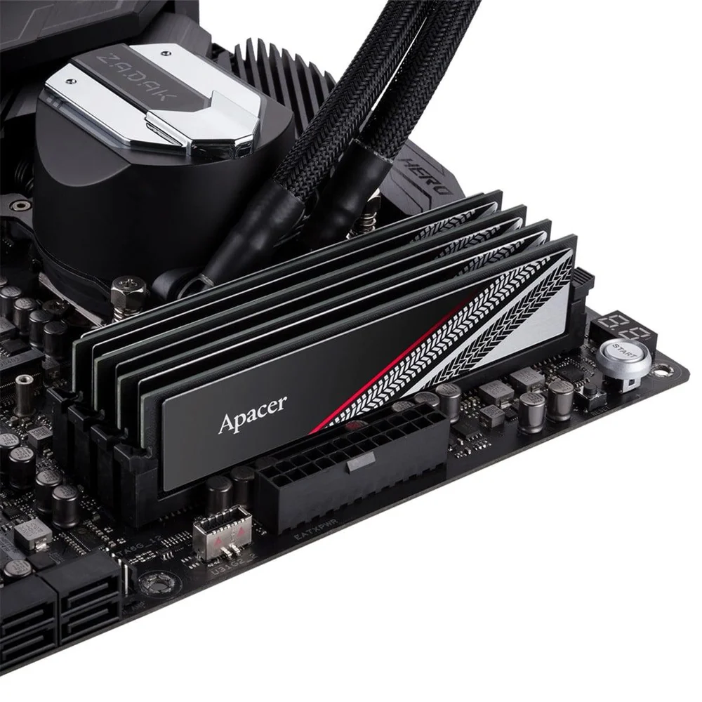 Imagem 2 de 5 do produto Memória Ddr4 Apacer Tex, 16gb, 3200mhz, Preto/cinza, Ah4u16g32c28ytbaa-1