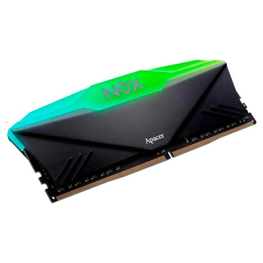 Imagem 3 de 3 do produto Memória Ddr4 Apacer Nox, RGB, 8GB, 3200mhz, Preto, Ah4u08g32c28ynbaa-1