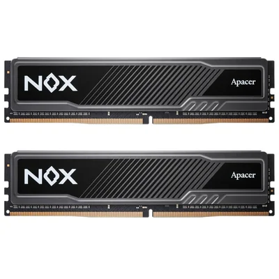 Memória Ddr4 Apacer Nox, 16gb (2x8GB), 3200mhz, Preto, Ah4u16g32c28ymbaa-2