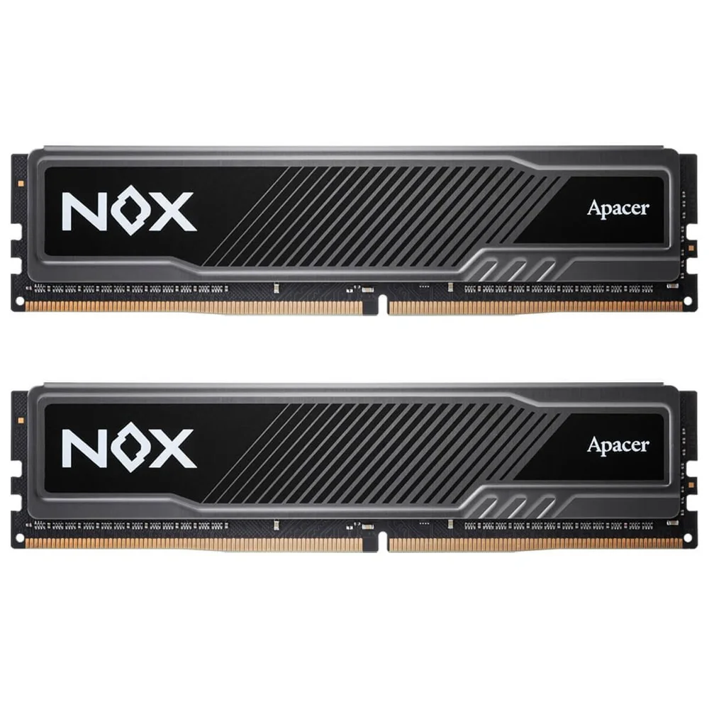 Memória Ddr4 Apacer Nox, 16gb (2x8GB), 3200mhz, Preto, Ah4u16g32c28ymbaa-2