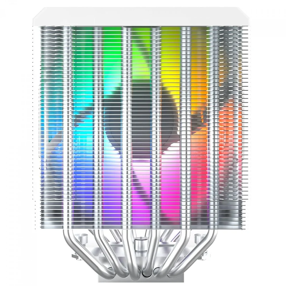 Imagem 2 de 5 do produto Cooler Para Processador Montech Nx600 ARGB, 120mm, Intel-amd, Pwm, Branco, Nx600 ARGB (w)