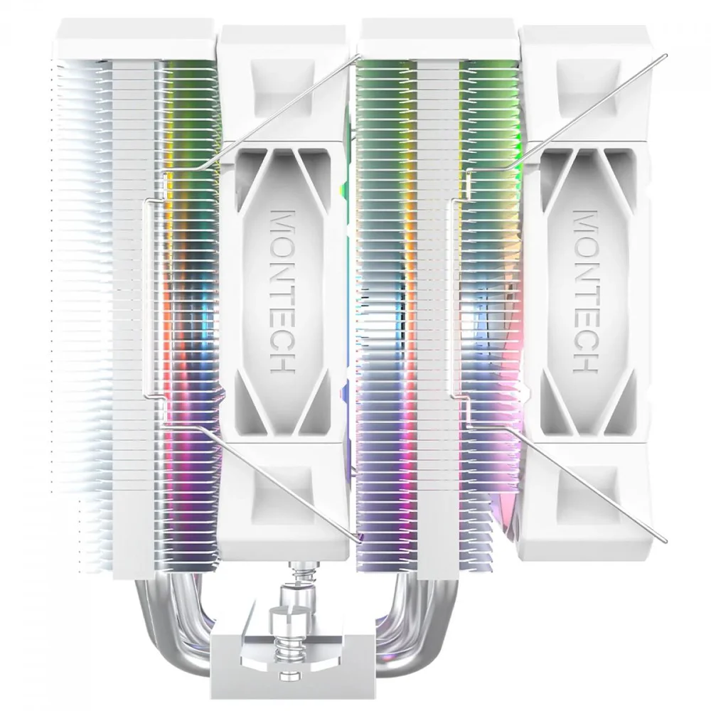 Imagem 3 de 5 do produto Cooler Para Processador Montech Nx600 ARGB, 120mm, Intel-amd, Pwm, Branco, Nx600 ARGB (w)