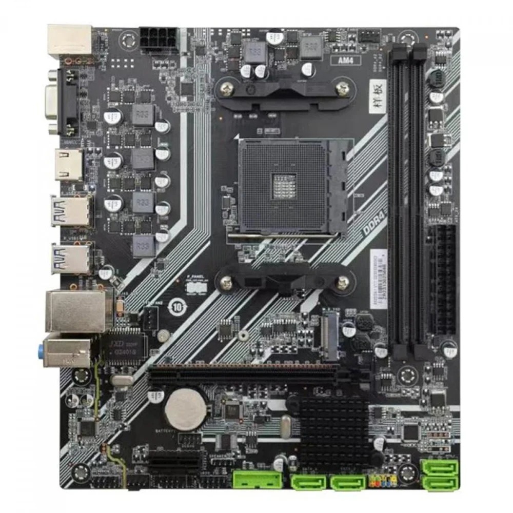 Placa Mãe 3green A520m, Chipset A520, Amd Am4, Matx, Ddr4, A520mhvd4
