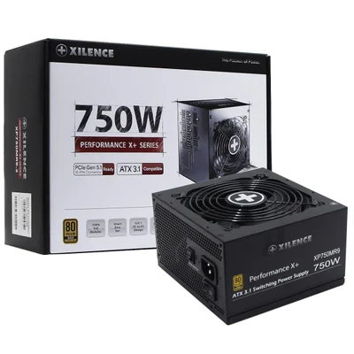 Fonte Xilence Xn173 | Xp750mr9.2, 750w, 80 Plus Gold, Pfc Ativo, Semi-modular, Preto