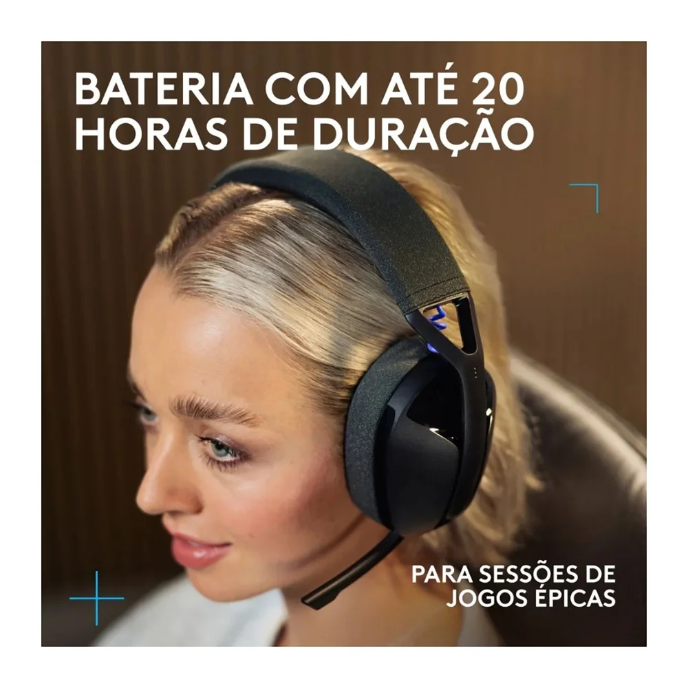 Imagem 2 de 5 do produto Fone Headset Gamer Sem Fio G321 Lightspeed Logitech Preto 981-001562