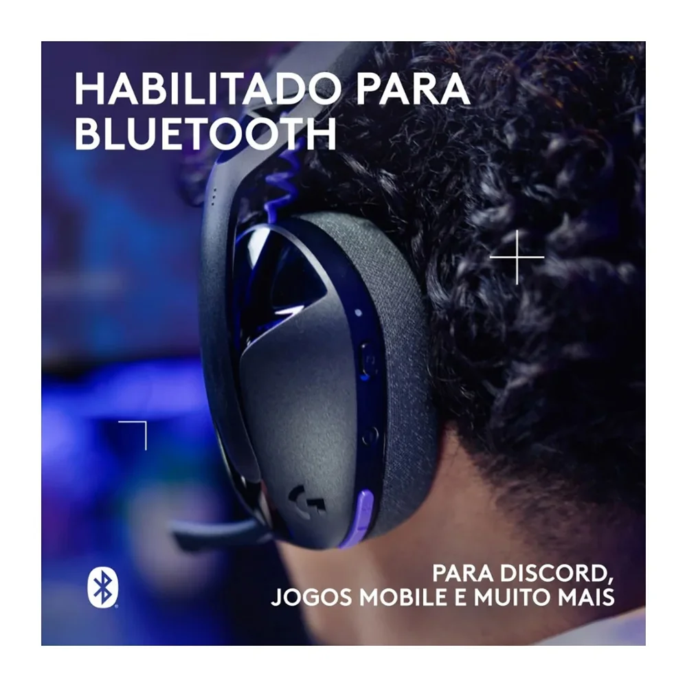 Imagem 4 de 5 do produto Fone Headset Gamer Sem Fio G321 Lightspeed Logitech Preto 981-001562