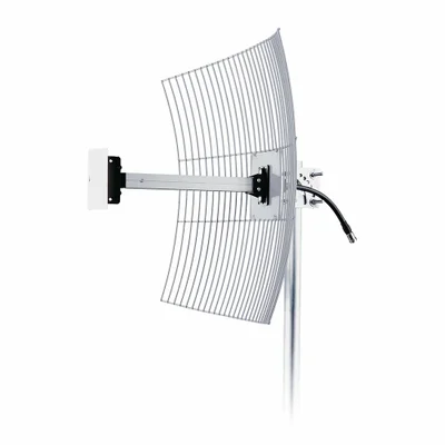 Antena Parabólica De Grade Para Internet Aquário Mm-2420 Com 2.4 Ghz E Ganho De 20 Dbi - PC / 6