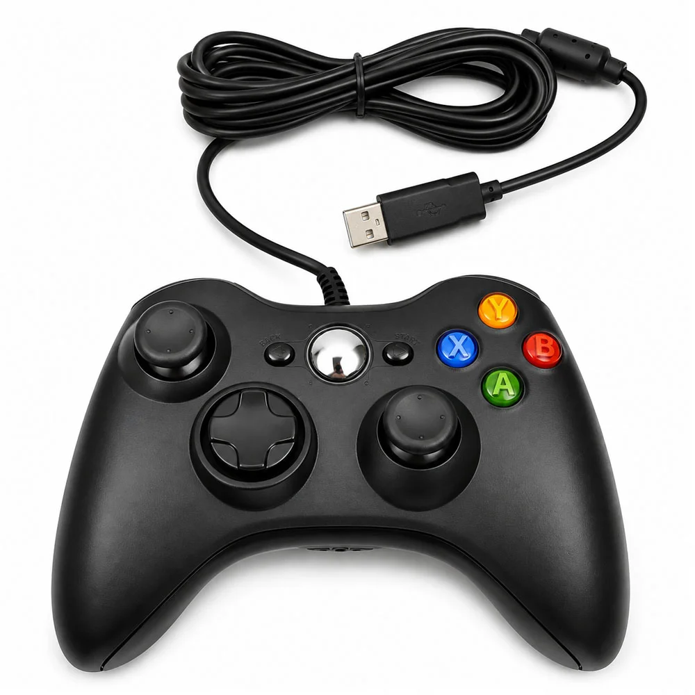 Imagem 5 de 5 do produto Joystick Compativel Com XBOX Computador PC Com Fio