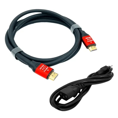 Kit Cabos De Reposição PC Cabo Tripolar HDMI F3 2.0 3d 4k 5m