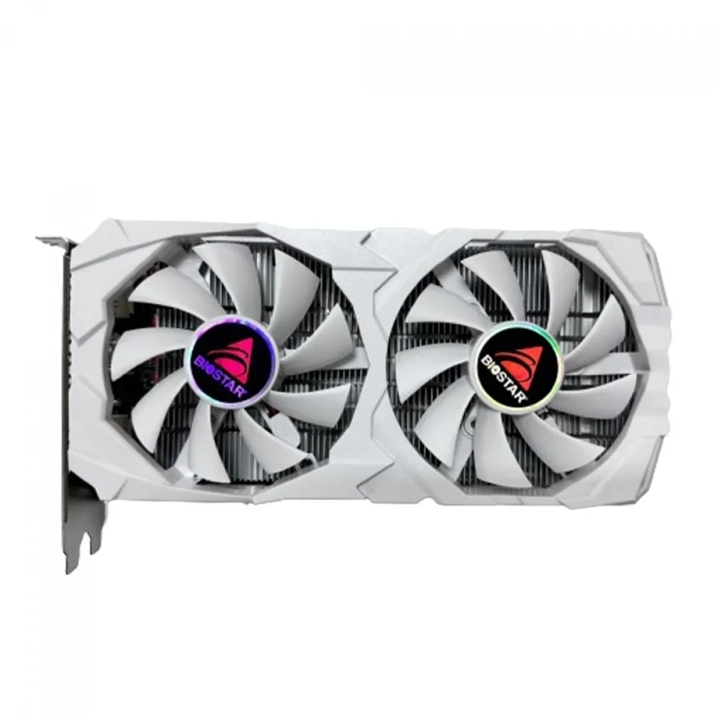 Imagem 4 de 4 do produto Placa De Vídeo Biostar Radeon RX 580 2048SP White, 8GB GDDR5, PCie 3.0, 256 Bit, HDMI, DVI, Displayport