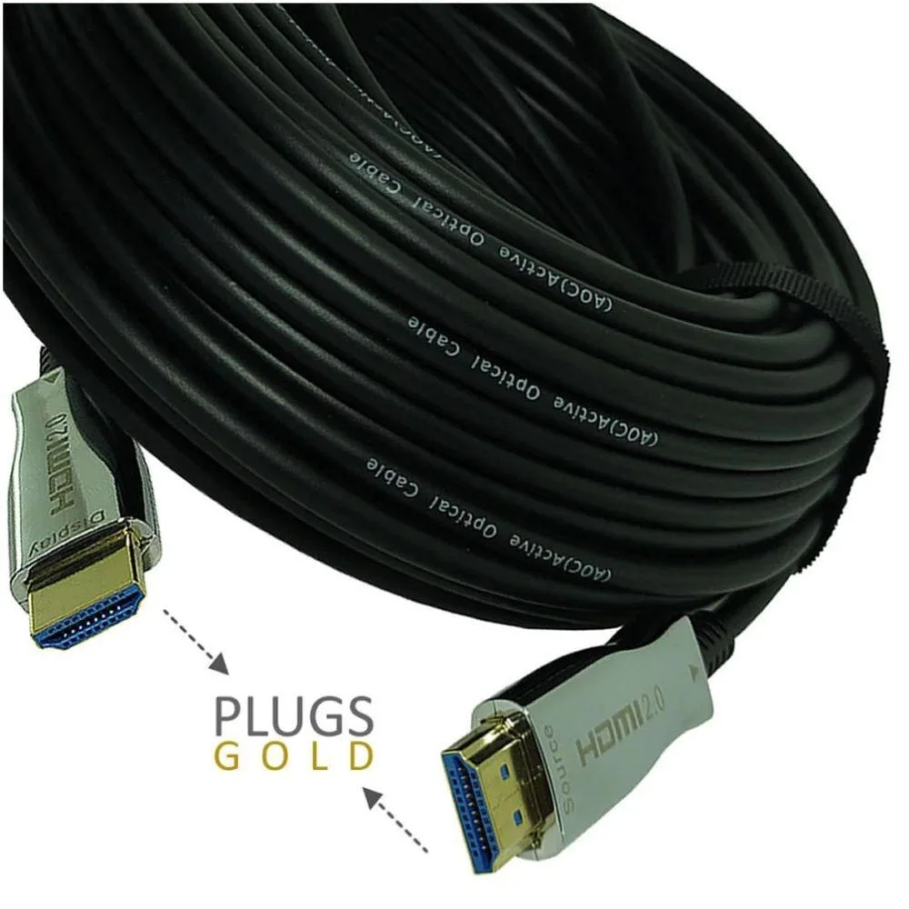 Imagem 5 de 5 do produto Cabo HDMI 2.1 18GBps 4k 60hz Hdr Optico 30m 08.275 Cg