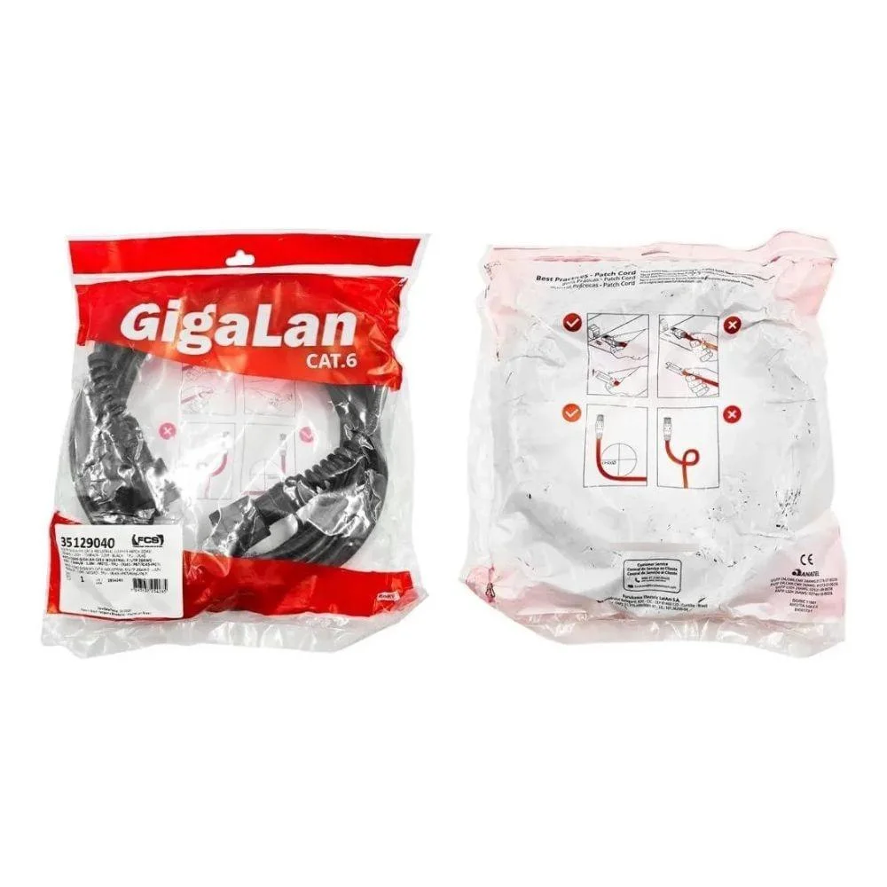 Imagem 3 de 3 do produto Patch Cord U/up Multilan Cat.6 Cm T568a/b 10.0m Az 35129075 Lightera