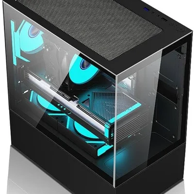 Gabinete Aquário Cg200b Branco Com 3 Fans