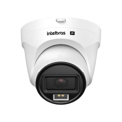 Câmera Ip 2 Megapixels Inteligente 20m Poe Vipc 1220 D Full Color + Intelbras