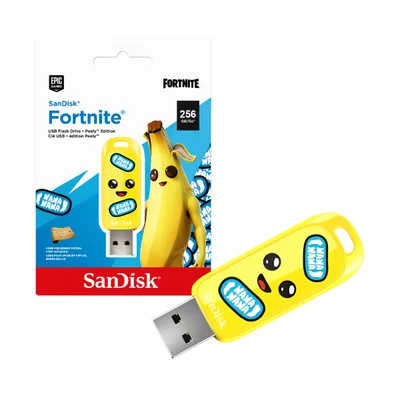 Pen Drive 256gb Usb 3.2 Fortnite Peely Edition 150mbs Leit Sdczif-256g-g46 Sandisk