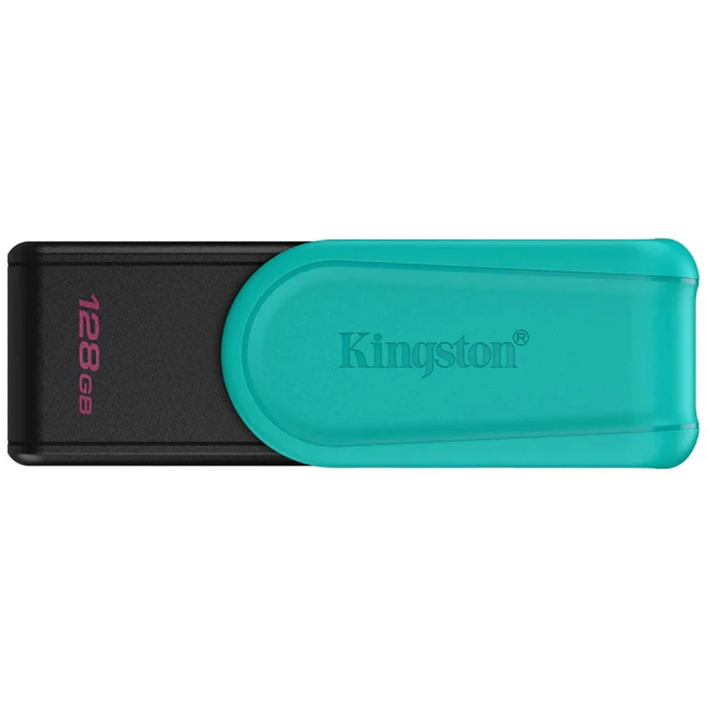 Imagem 3 de 4 do produto Pen Drive Kingston Datatraveler Exodia S 128GB, Usb 3.2, Preto E Turquesa - Dtxs/128GB