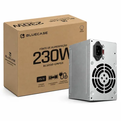 Fonte Atx 230w Ps/3 Alimentação PC Desktop Computador