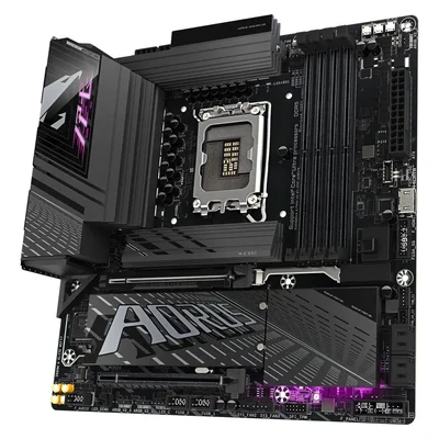 Placa Mae Gigabyte Z890m Aorus Elite Wifi 7 (LGA  1851/4xDDR5/usb4 Typec/hdmi/dp/m.2/2.5gbe)