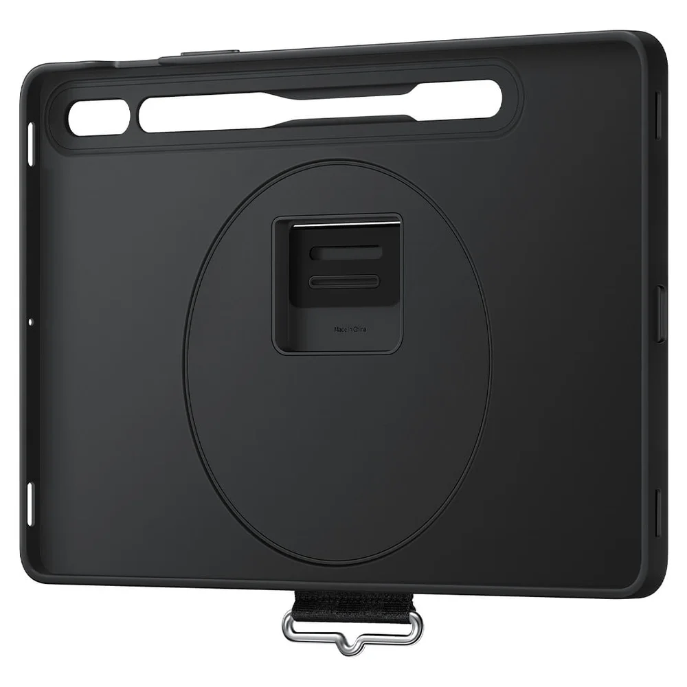 Imagem 1 de 5 do produto Capa   Samsung Strap Com Cinta Galaxy Tab S7 11 Pol T870 T875 Cor:preta
