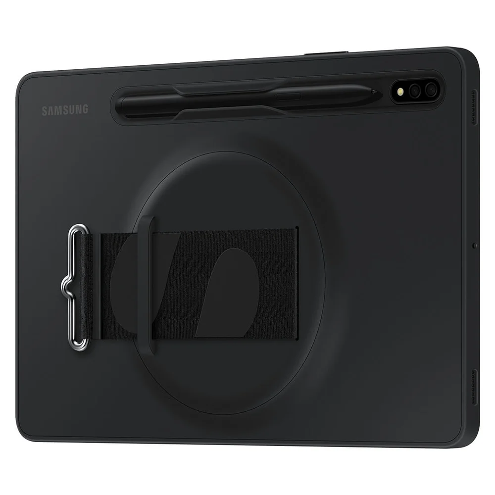 Imagem 2 de 5 do produto Capa   Samsung Strap Com Cinta Galaxy Tab S7 11 Pol T870 T875 Cor:preta