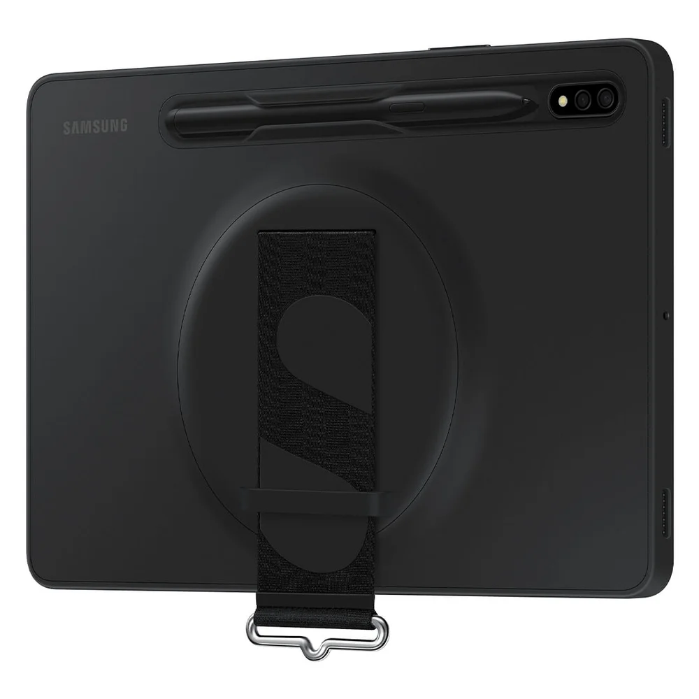 Imagem 3 de 5 do produto Capa   Samsung Strap Com Cinta Galaxy Tab S7 11 Pol T870 T875 Cor:preta
