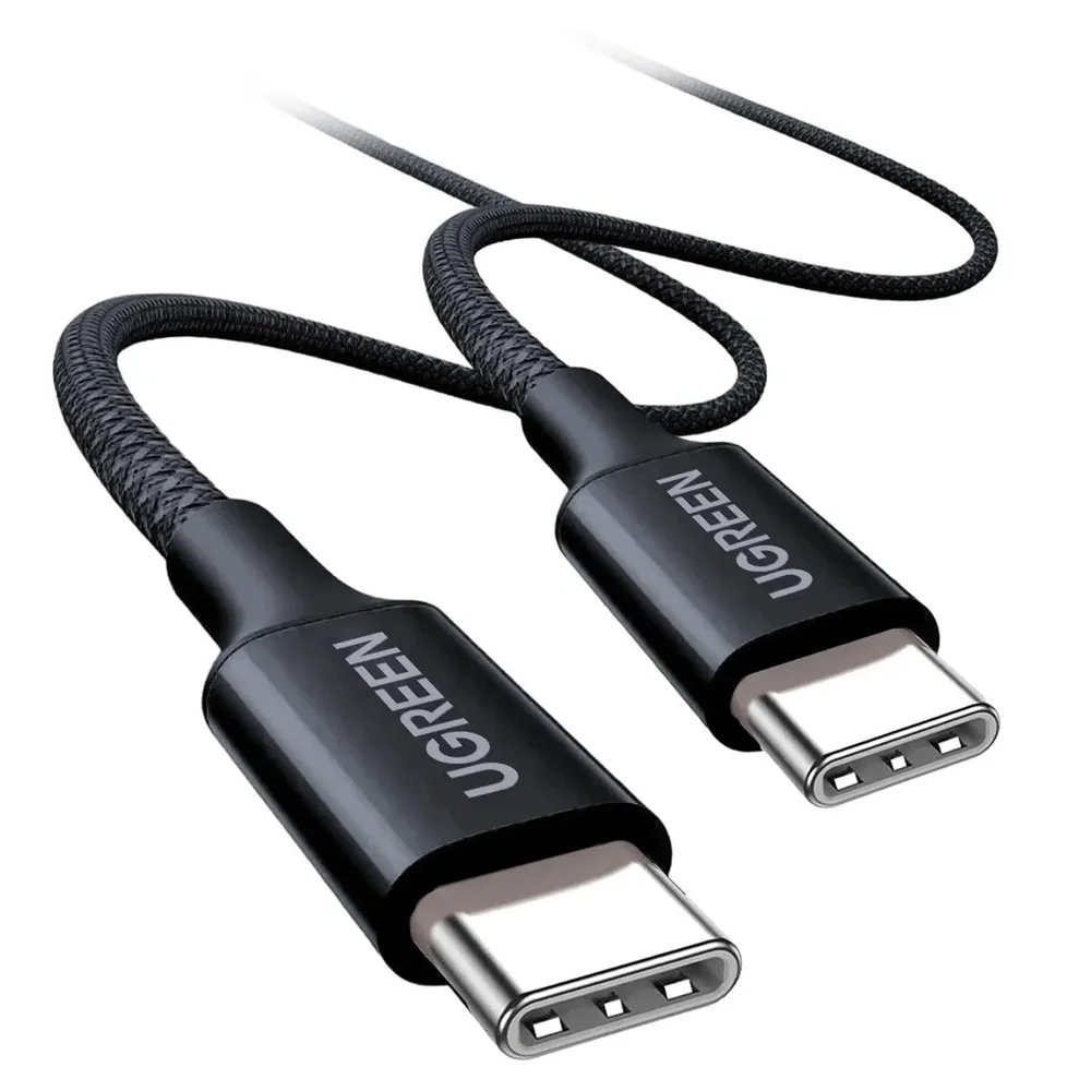 Imagem 2 de 3 do produto Cabo De Dados Ugreen Usb-c Para Usb-c Nylon Trancado 2m 3a 60w L501 - 65245