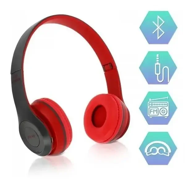 Imagem 3 de 5 do produto Fone Bluetooth P47 Wireless Headphone Sem Fio - Tudo Em Caixa